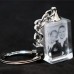 2D Lasered Photo Crystal Keyring