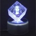 3D Diamond Personalised Photo Crystal Small 50x50x50mm