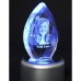 3D Equinox Personalised Photo Crystal 110x70x30mm